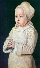Копия картины "portrait of suzanne of bourbon" художника "эй жан"