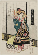 Репродукция картины "toyooka of the okamotoya" художника "эйсен кейсай"