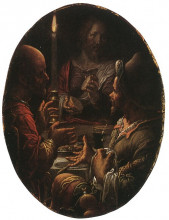 Репродукция картины "supper at emmaus" художника "эйтевал йоахим"