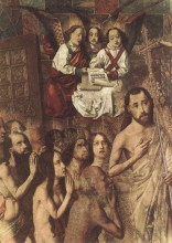 Картина "christ leading the patriarchs to the paradise (detail)" художника "бермехо бартоломе"