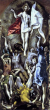Копия картины "воскресение" художника "эль греко"