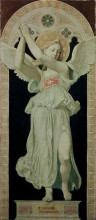 Копия картины "картон для окон часовня св. фердинанда. архангел рафаил" художника "энгр жан огюст доминик"
