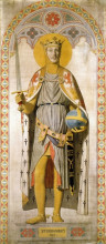 Репродукция картины "герцог фердинанд-филипп орлеанский, как св. фердинанд кастильский" художника "энгр жан огюст доминик"