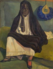 Копия картины "portrait of a woman" художника "бернар эмиль"