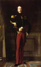 Репродукция картины "портрет фердинана-филиппа, герцога орлеанского" художника "энгр жан огюст доминик"