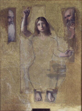 Картина "этюд для иисуса среди врачей" художника "энгр жан огюст доминик"