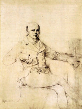 Репродукция картины "джон рассел, шестой герцог бедфорд" художника "энгр жан огюст доминик"