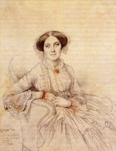 Картина "мадам фесикс галлуа, урожденная натали роз иоахим боше" художника "энгр жан огюст доминик"