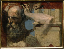 Копия картины "этюд для мученичества святого тимофея" художника "энгр жан огюст доминик"