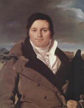 Копия картины "портрет жозефа-антуана мольтедо" художника "энгр жан огюст доминик"