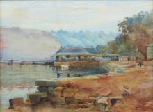 Картина "mosman&#39;s bay" художника "эштон джулиан"