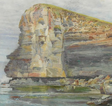 Репродукция картины "terrigal headland, new south wales" художника "эштон джулиан"