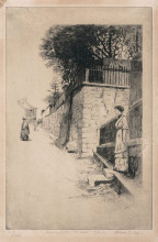 Копия картины "cumberland st, the rocks, sydney" художника "эштон джулиан"