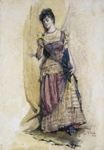 Картина "the ball dress" художника "эштон джулиан"