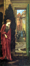 Репродукция картины "даная и медная башня" художника "бёрн-джонс эдвард"