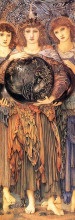 Картина "дни творения, третий день" художника "бёрн-джонс эдвард"
