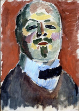 Картина "self-portrait" художника "явленский алексей фон"