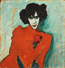Картина "portrait of alexander sakharoff" художника "явленский алексей фон"