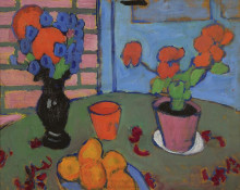 Картина "still-life with flowers and oranges" художника "явленский алексей фон"