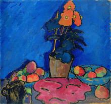 Картина "still life with begonia" художника "явленский алексей фон"