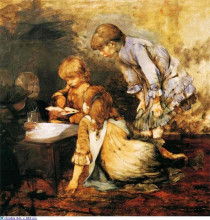 Картина "at the studio" художника "яковидис георгиос"
