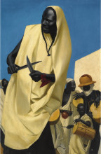 Картина "the kuli-kuta dance, niamey" художника "яковлев александр"