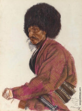 Копия картины "turkmen. khairat" художника "яковлев александр"