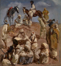 Репродукция картины "afgans" художника "яковлев александр"
