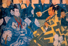 Репродукция картины "japanese theatre (kabuki)" художника "яковлев александр"