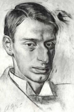 Копия картины "portrait of nikolay radlov" художника "яковлев александр"