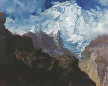 Репродукция картины "rakaposhi mountain" художника "яковлев александр"