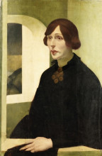 Репродукция картины "portrait of iren fon radlov" художника "яковлев александр"