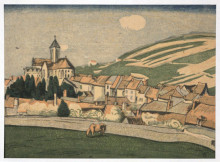 Копия картины "french pastoral in spring" художника "ямамото канае"