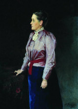 Копия картины "portrait of s.v. panina" художника "ярошенко николай"