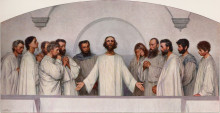 Копия картины "das hohepriesterliche gebet" художника "бернард евгене"