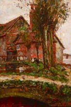 Репродукция картины "bosham mill" художника "чарльз джеймс"