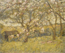 Репродукция картины "apple blossom" художника "чарльз джеймс"