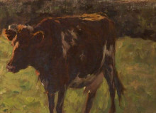 Копия картины "cow" художника "чарльз джеймс"