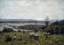 Репродукция картины "landscape" художника "чарльз джеймс"