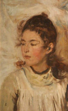 Репродукция картины "portrait of the artist&#39;s daughter" художника "чарльз джеймс"