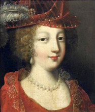 Копия картины "portrait of a lady in a hat" художника "деруэт клод"