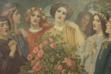 Копия картины "hymn to the rose (detail)" художника "дункан джон"