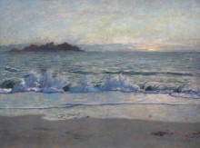 Картина "seascape. sunset" художника "дункан джон"