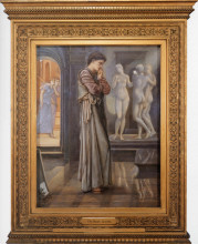 Репродукция картины "сердце жаждет, серия пигмалион" художника "бёрн-джонс эдвард"