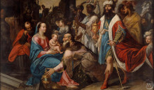 Картина "l’adoration des mages" художника "георгис лаллеманд"