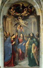 Копия картины "j&#233;sus au temple" художника "георгис лаллеманд"