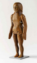 Картина "wooden doll, carved by eric gill for his daughter petra" художника "гилл эрик"