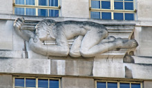 Картина "north wind, st james&#39;s park, london." художника "гилл эрик"