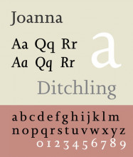 Копия картины "sample image for the font joanna nova" художника "гилл эрик"