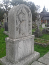 Копия картины "frederick coplestone memorial is located in handbridge" художника "гилл эрик"